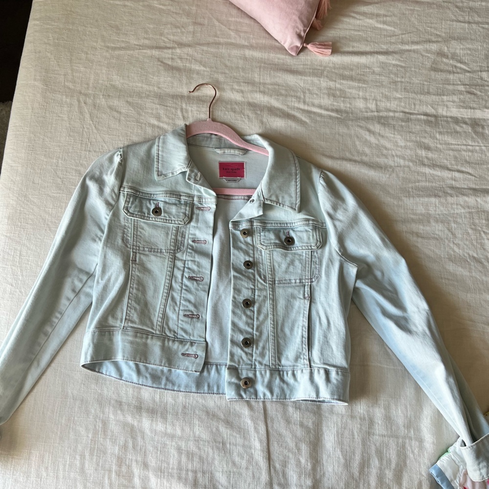 Kate Spade Denim Cropped Jacket